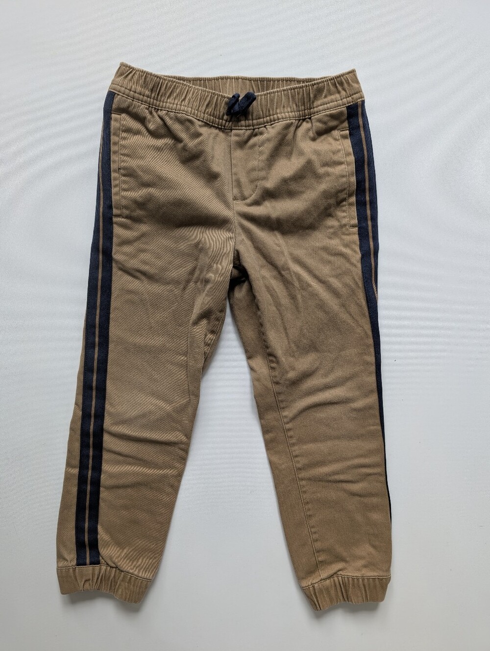 Janie and Jack Side Stripe Jogger In Color: Crunchy Leaves - 5